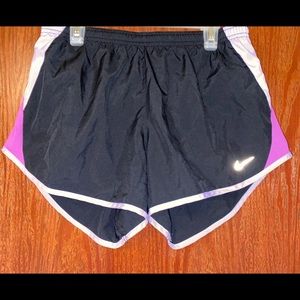 Black and Purple Nike Shorts